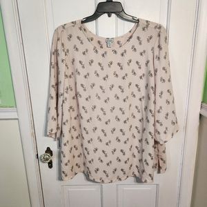 Paraphrase Bicycle Blouse Size 3X
